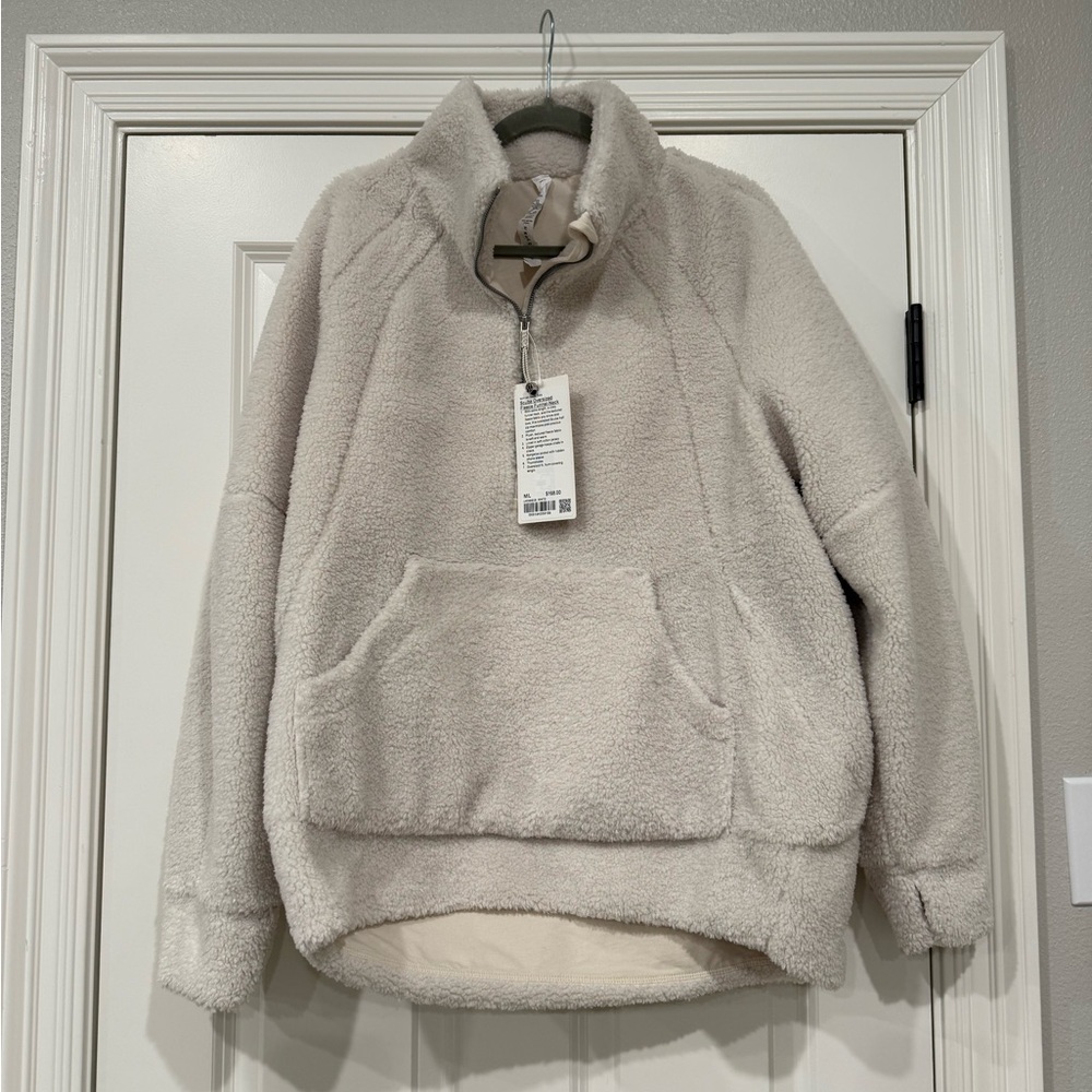 Women’s Lululemon Scuba Oversized Fleece Funnel-Neck Half-Zip Size M/L